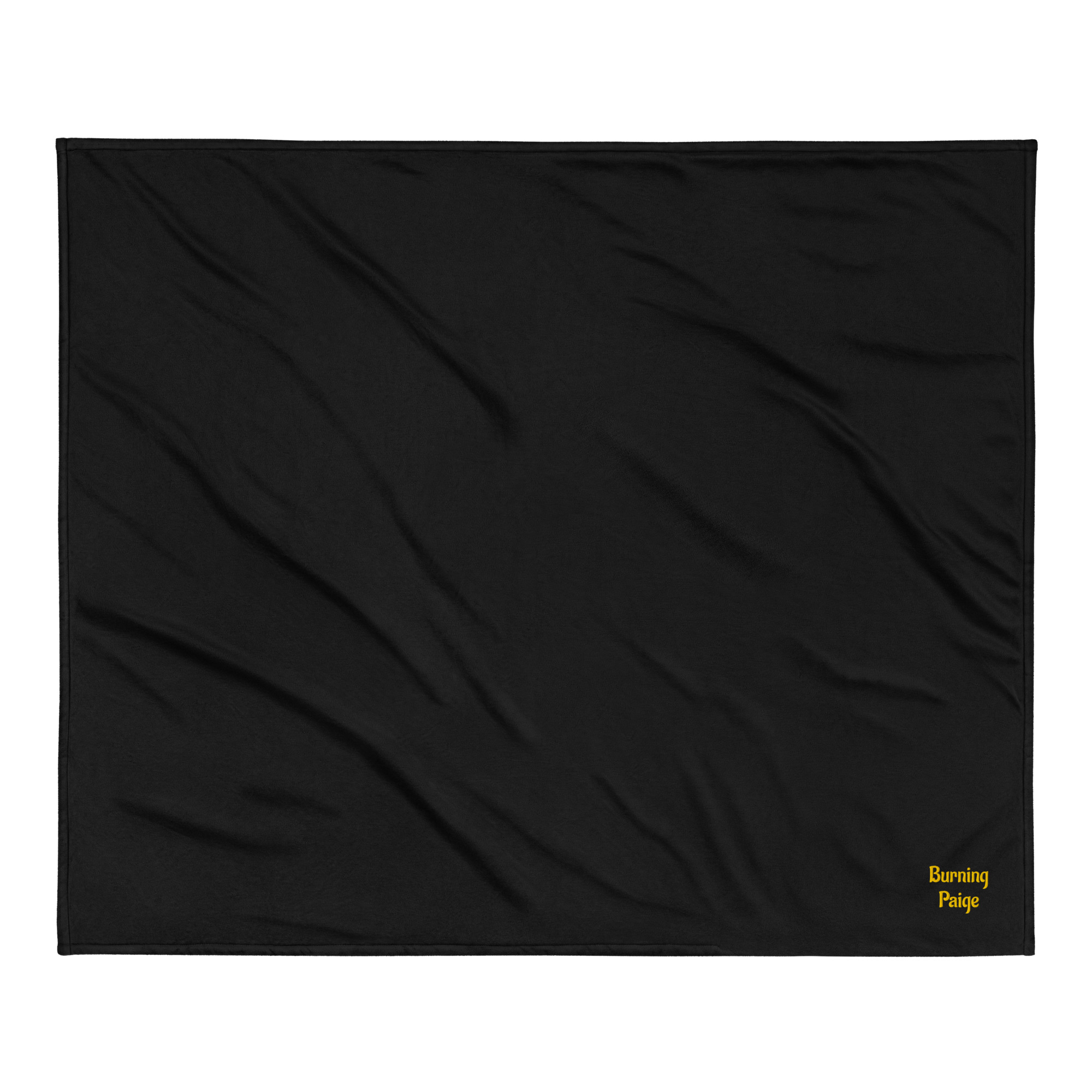 Premium Sherpa Blanket (yellow letters)