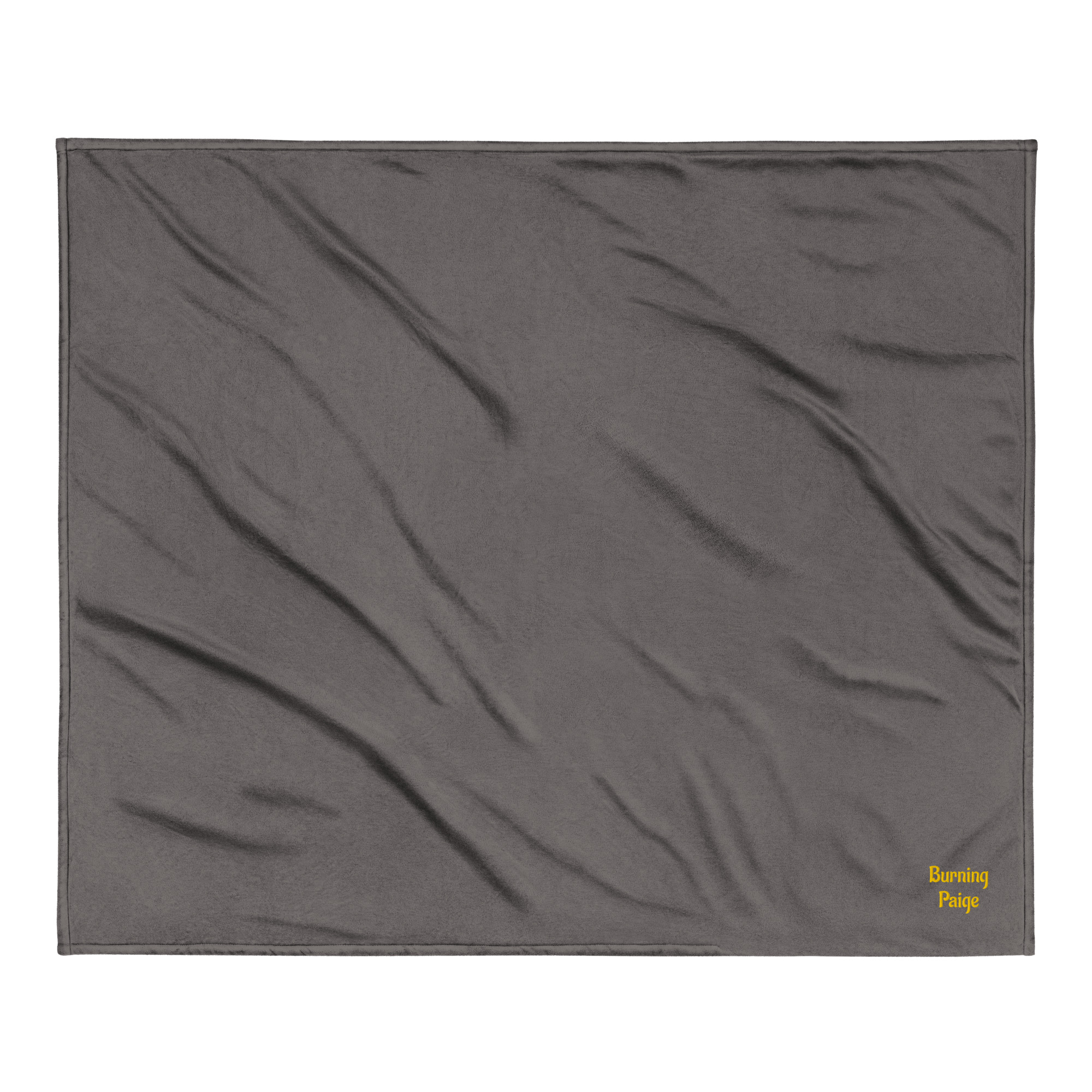 Premium Sherpa Blanket (yellow letters) - Image 3