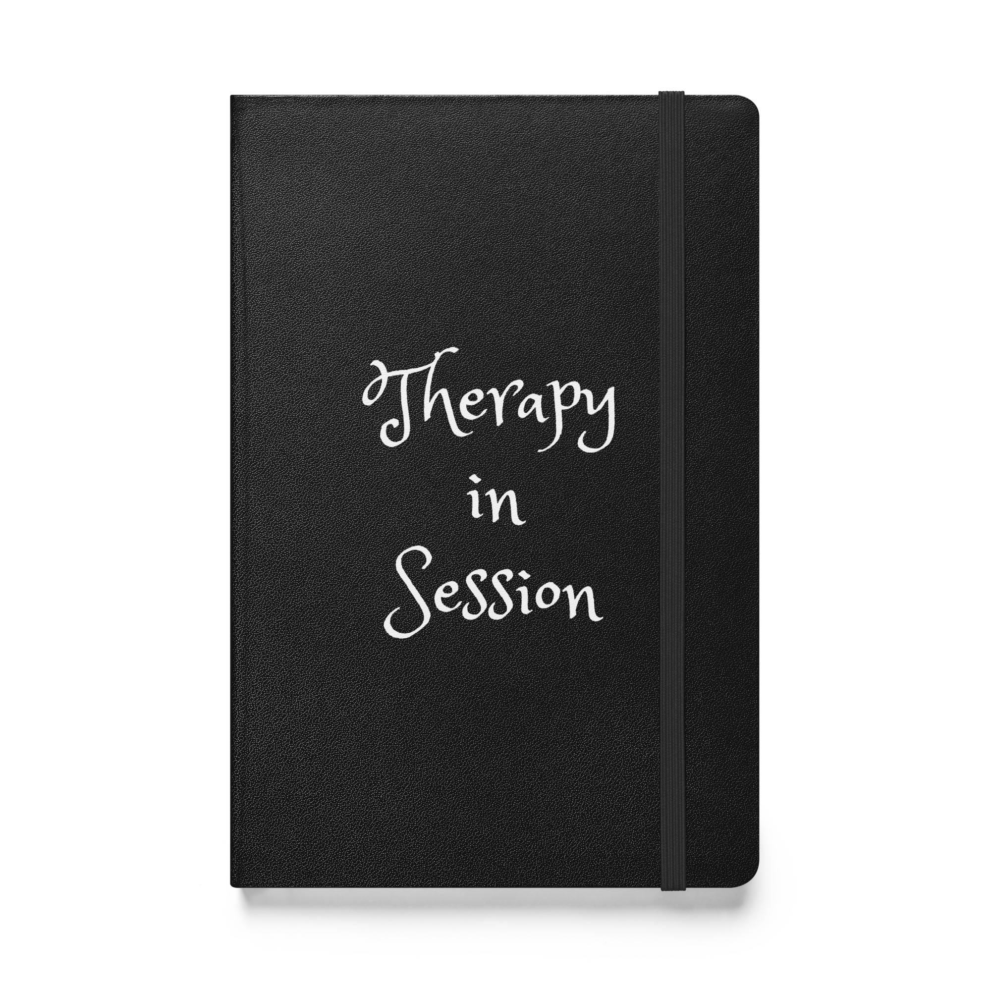 'Therapy in Session' Hardcover Notebook (white font)
