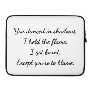'Dance in Shadows' Laptop Sleeve, 15"
