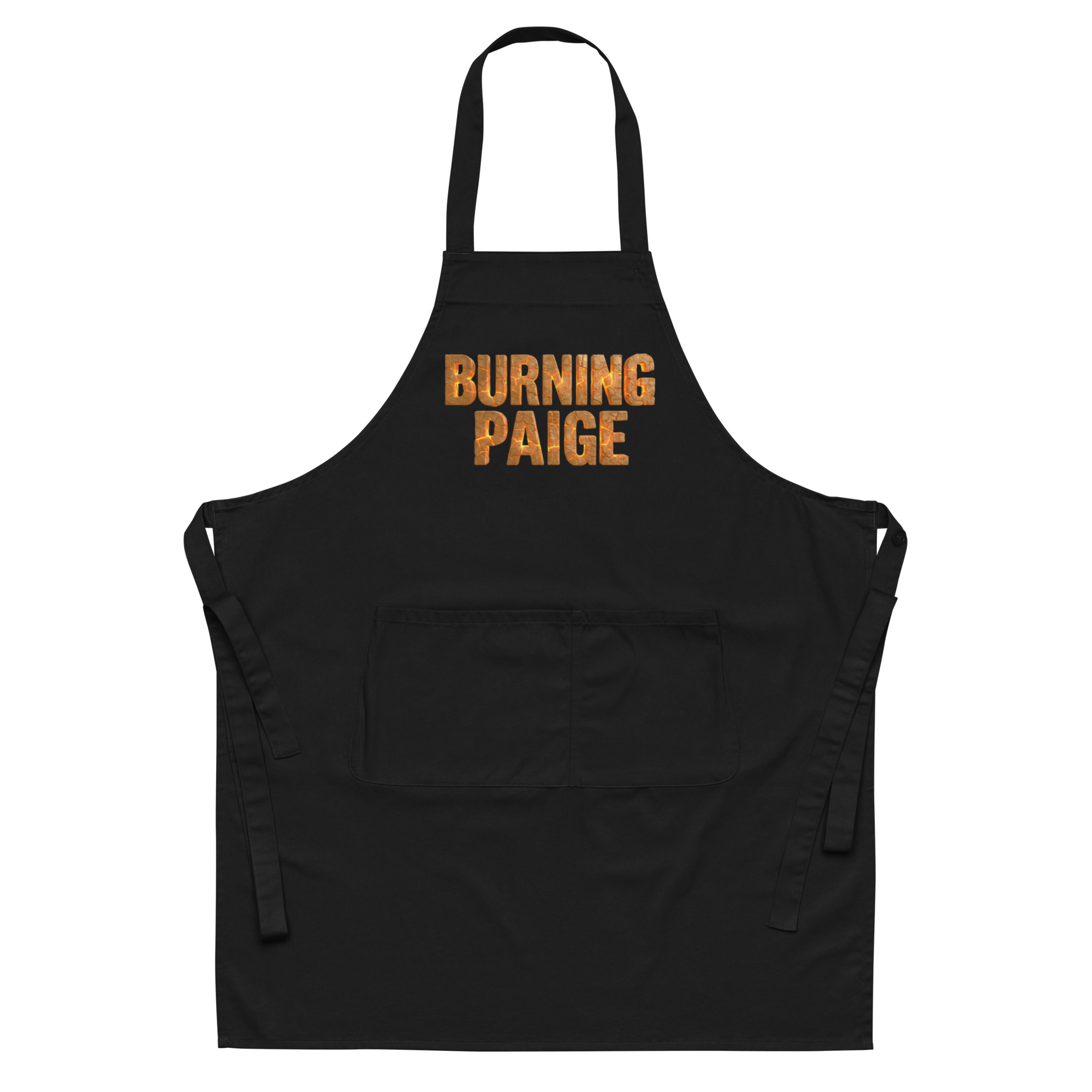 'Burning Paige' Organic Cotton Apron