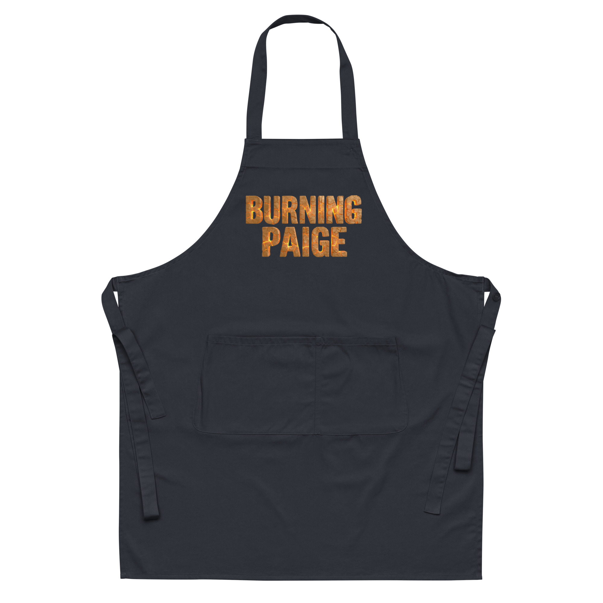 'Burning Paige' Organic Cotton Apron - Image 2