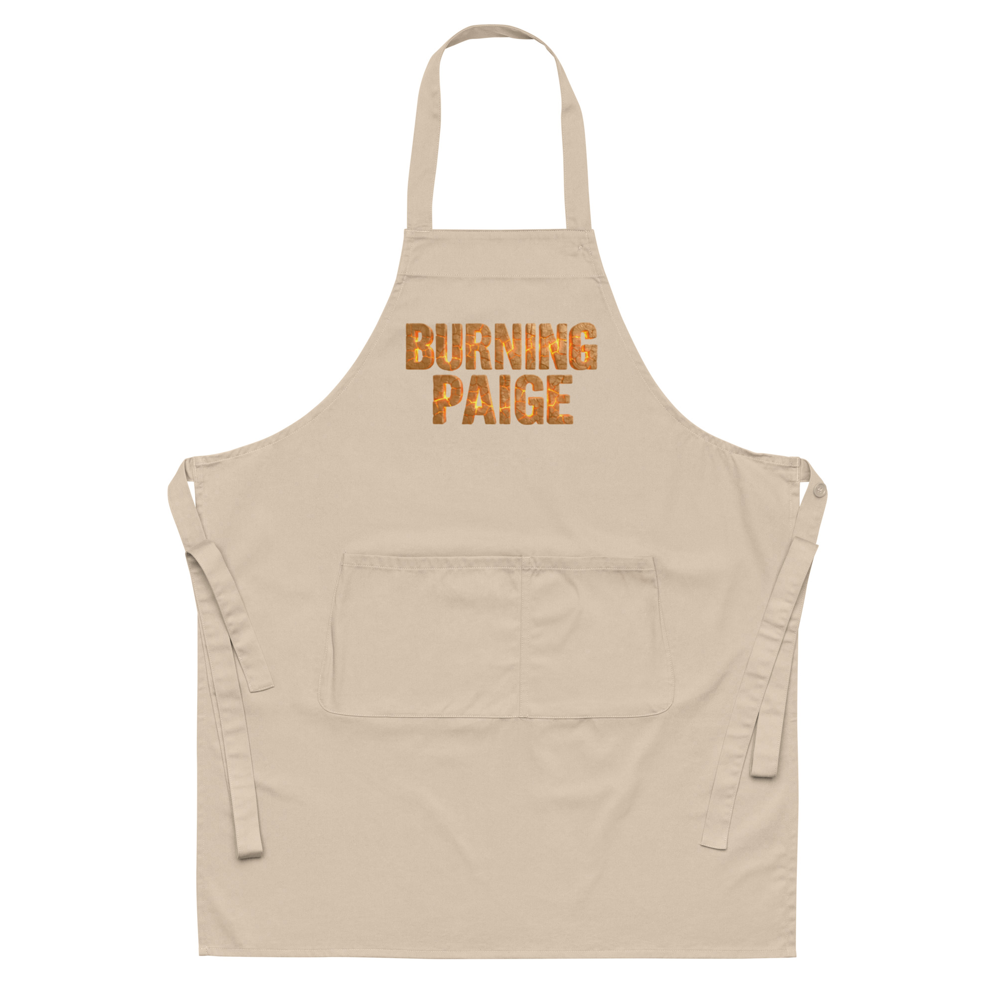 'Burning Paige' Organic Cotton Apron - Image 4