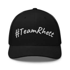 '#TeamRhett' Hat (white letters)